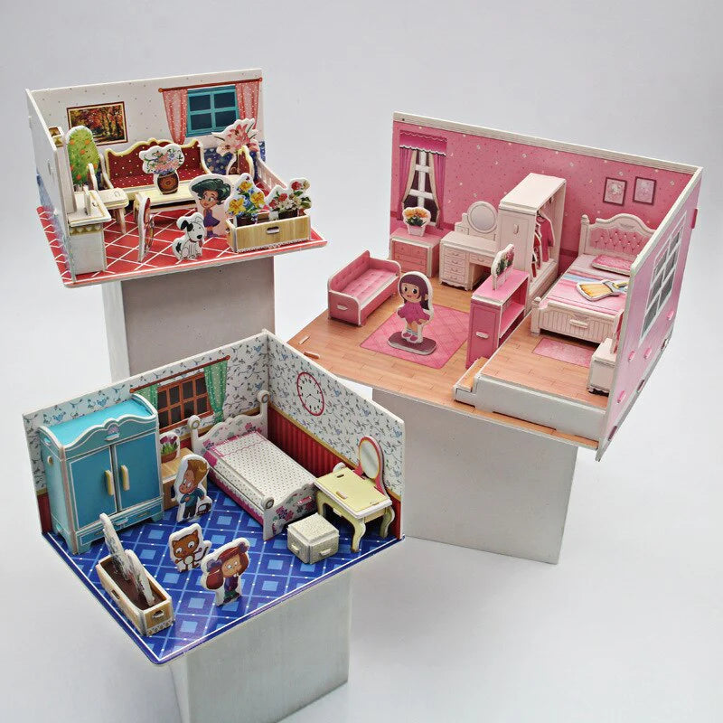 Droomhuis | Houten 3D Puzzel voor Kinderen 5