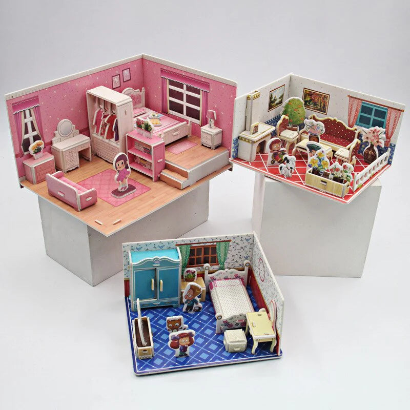 Droomhuis | Houten 3D Puzzel voor Kinderen 6