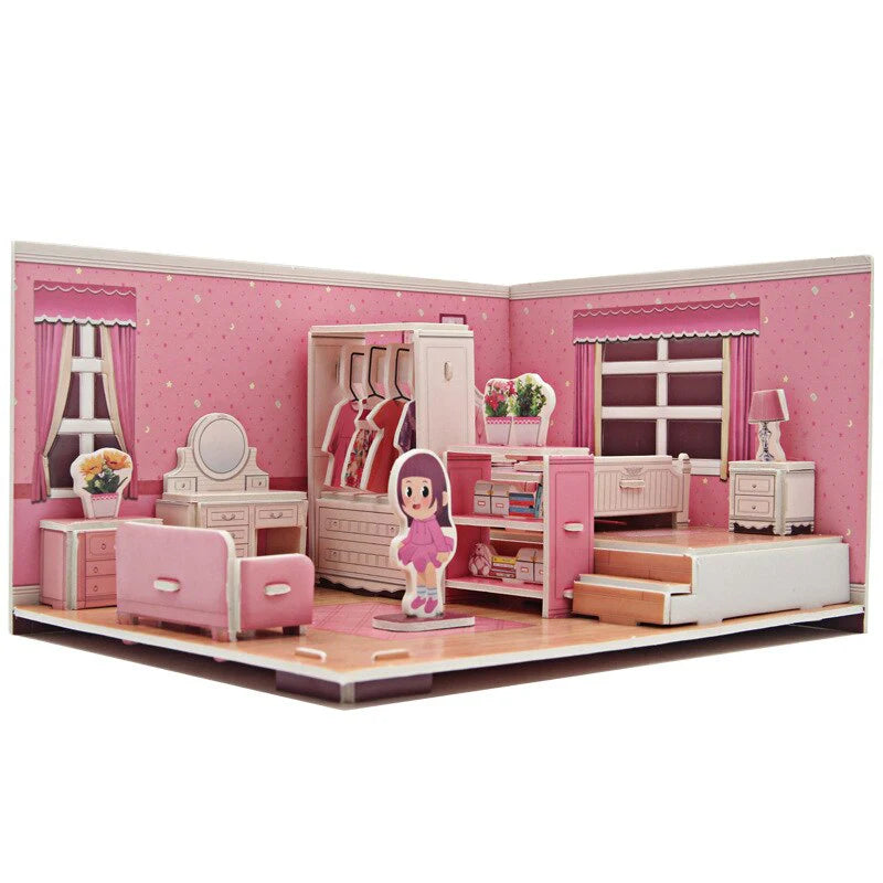 Droomhuis | Houten 3D Puzzel voor Kinderen 7