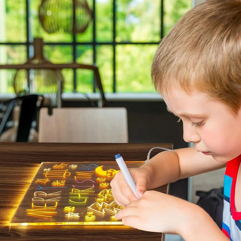 Gloeiende LED-tekentafel | Creatief Speelgoed voor Kinderen 1