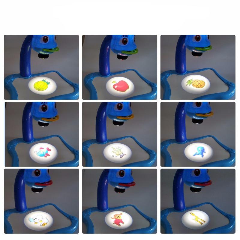 Projectorspeelgoed ontworpen om creativiteit en visuele vaardigheden te stimuleren.