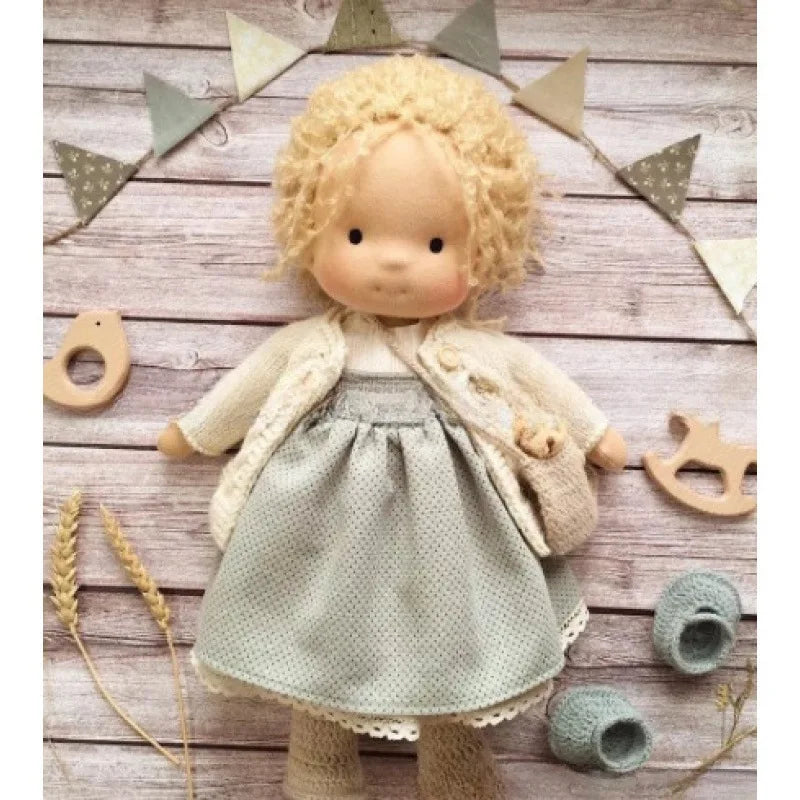 Handmade Waldorf Soft Plush Toys Cute Cotton Stuffed Doll Packaging Dolls Fabricchanging Box Best Children Kawaii Birthday Gifts 10