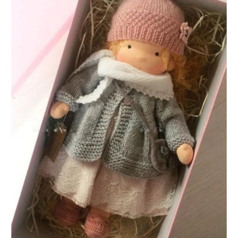 Handmade Waldorf Soft Plush Toys Cute Cotton Stuffed Doll Packaging Dolls Fabricchanging Box Best Children Kawaii Birthday Gifts 8