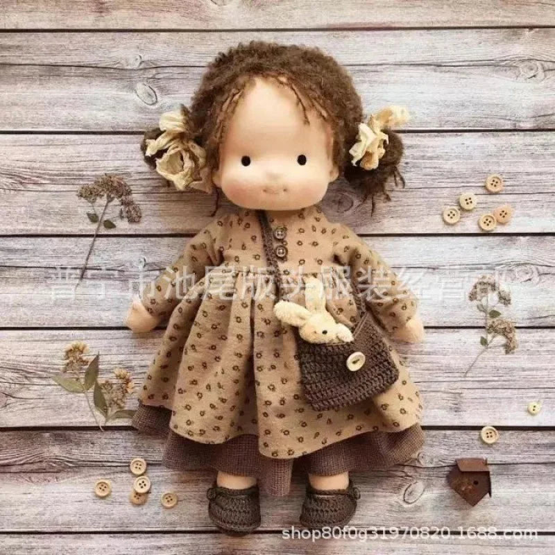 Handmade Waldorf Soft Plush Toys Cute Cotton Stuffed Doll Packaging Dolls Fabricchanging Box Best Children Kawaii Birthday Gifts 1