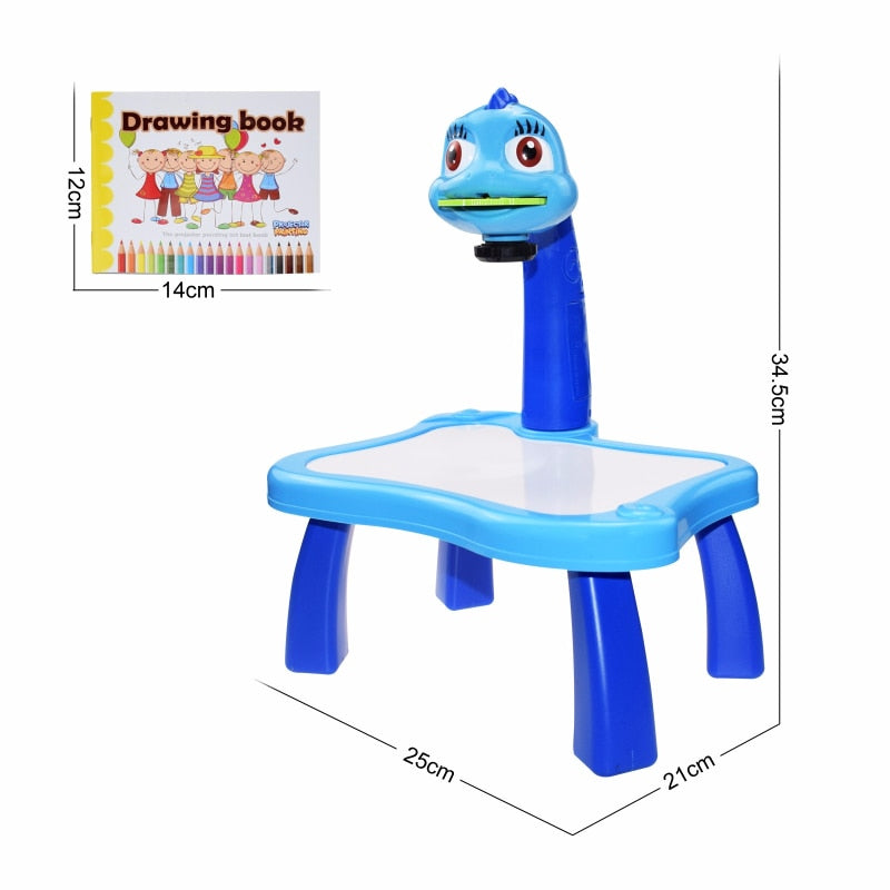 Leuk en leerzaam speelgoed dat beelden projecteert voor een interactieve speelervaring.
