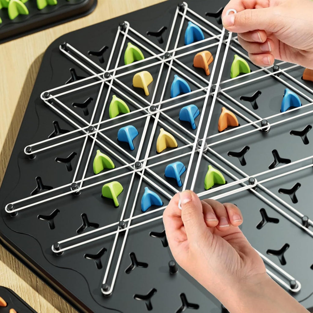 Hersenspel | Elastiek Schaakpuzzel voor Denkspelletjes 2