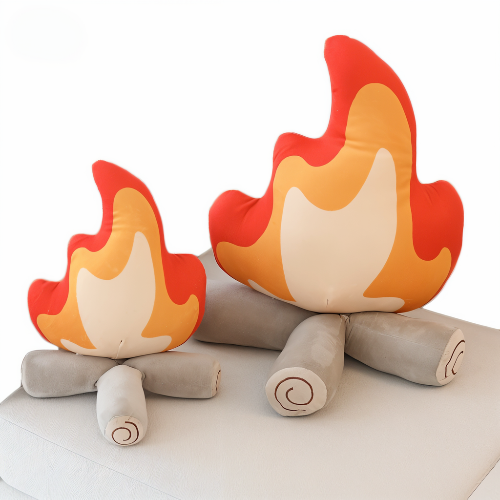 Knus vuurkussen, perfect voor warmte en sfeer in je interieur.
