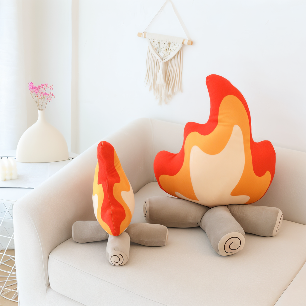Warmte en sfeer voor je interieur met het knusse vuurkussen.
