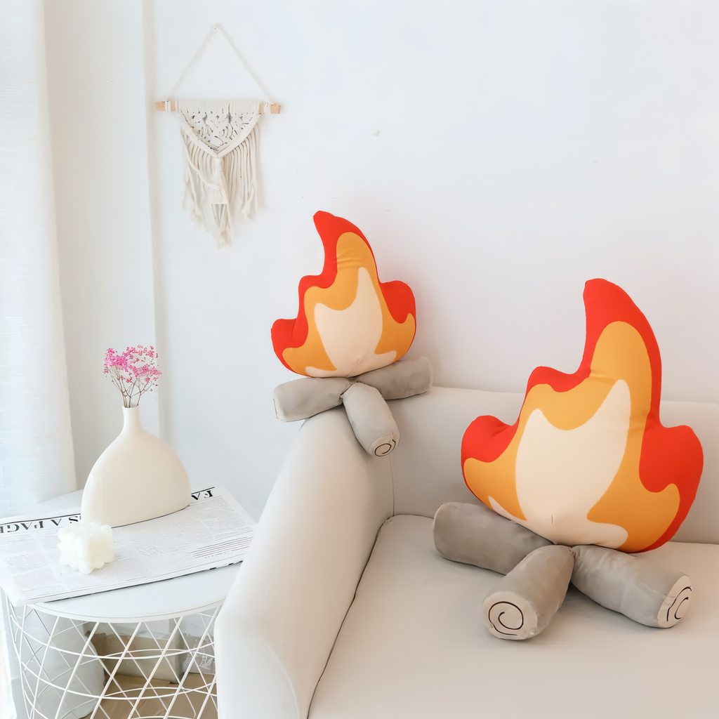 Knus vuurkussen, de ideale manier om warmte en sfeer toe te voegen aan je interieur.

