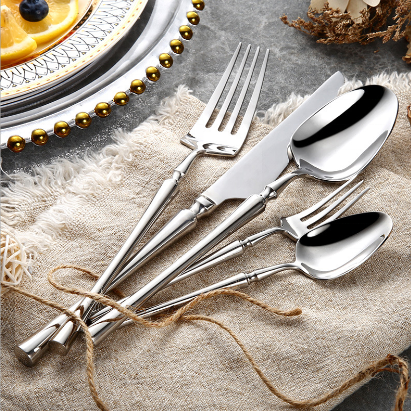 Hoogwaardige RVS Bestekset voor Elegante Tafels - 24 Stuks 0