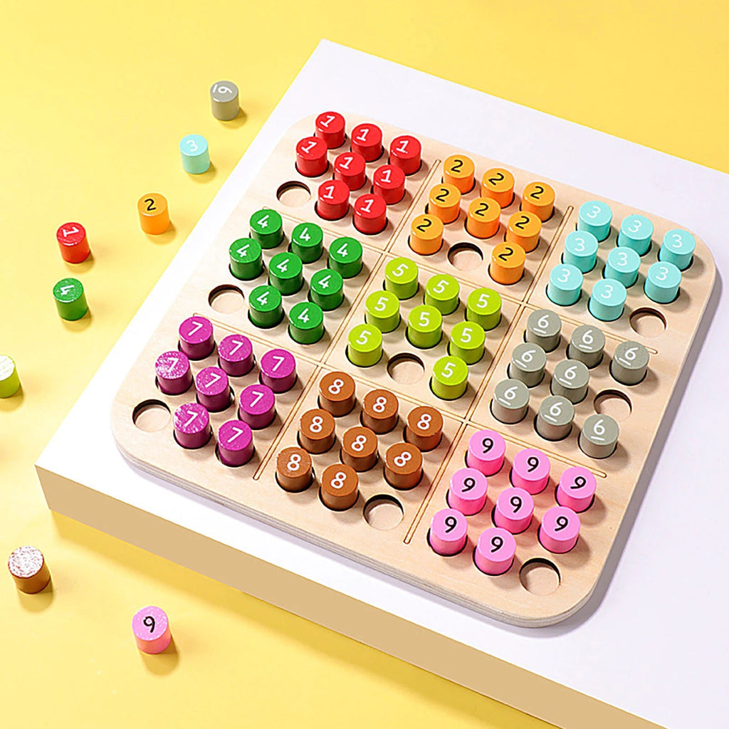 Houten 3D Sudoku | Puzzelspel voor Kinderen en Volwassenen 3