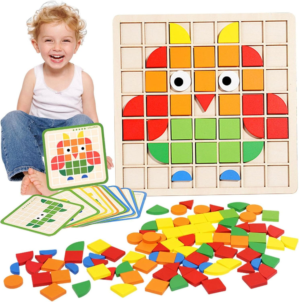 Kreatieve Houten Puzzel | Educatief Speelgoed voor Kinderen 0