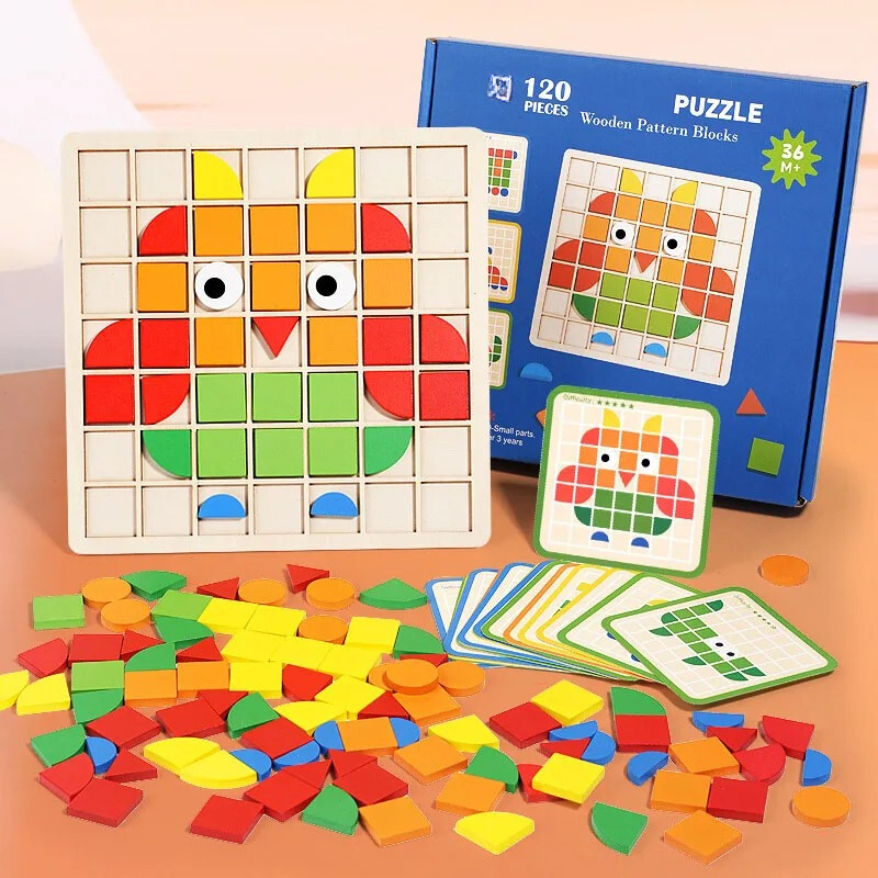 Kreatieve Houten Puzzel | Educatief Speelgoed voor Kinderen 5