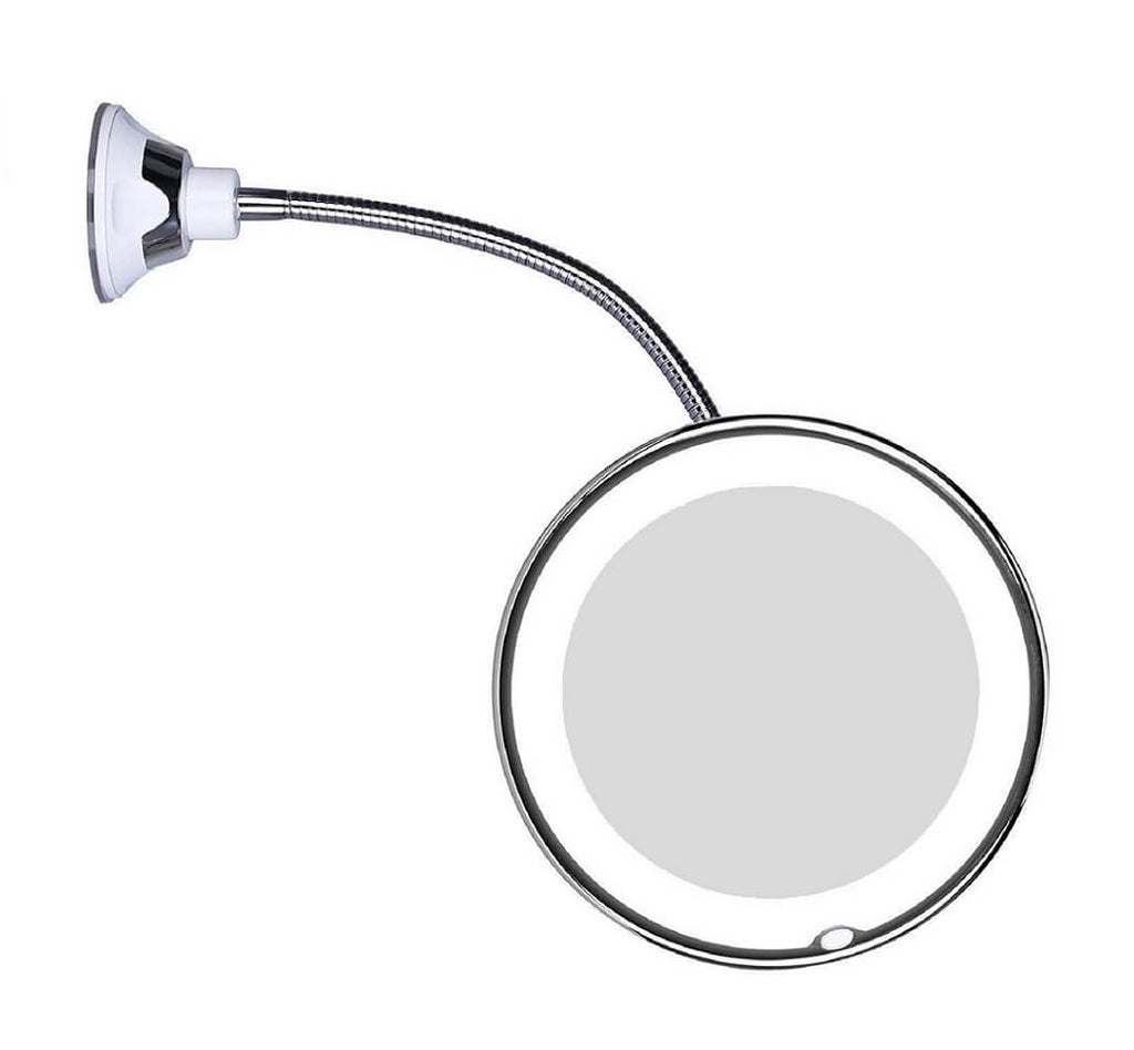 LED Make Up Spiegel met Verlichting en 10-voudige Vergroting voor Perfect Make-up 0