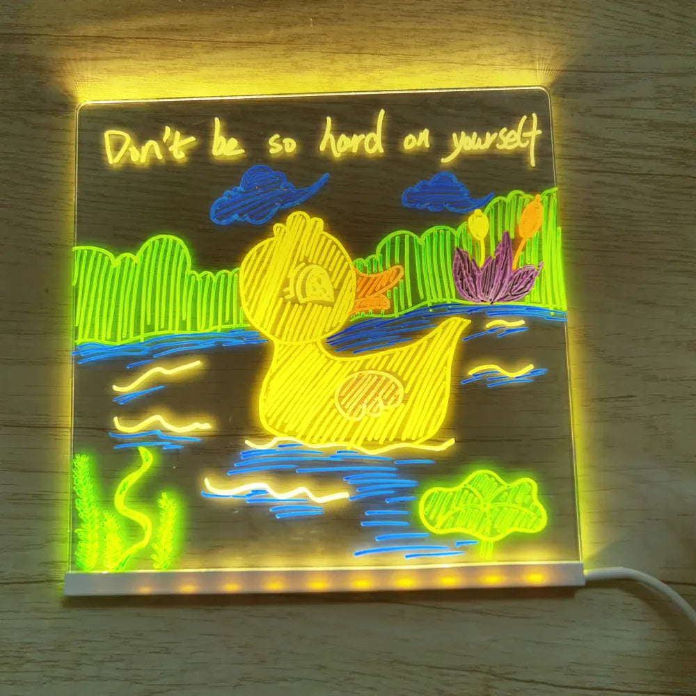 Luminous | LED Tekentafel met Kleurverlichting voor Creativiteit en Kunst 4