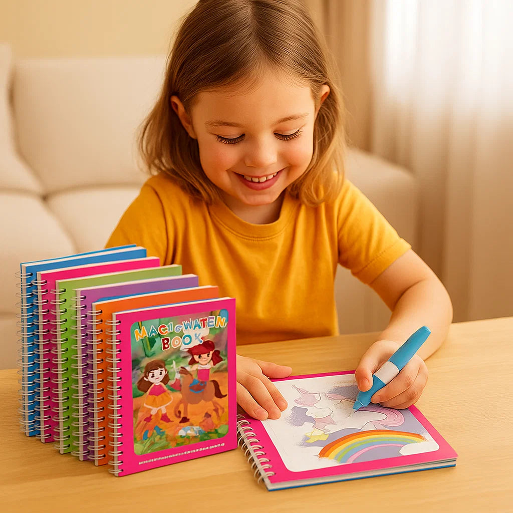 Magische Waterkleurboek | Creatieve Activiteit voor Kinderen 0