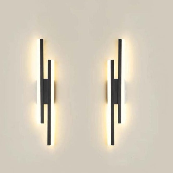 Moderne Zwarte Wandlamp voor Binnen met Warmwit Licht 11