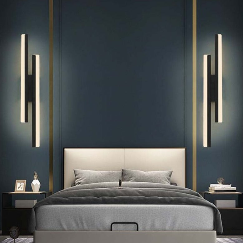 Moderne Zwarte Wandlamp voor Binnen met Warmwit Licht 1