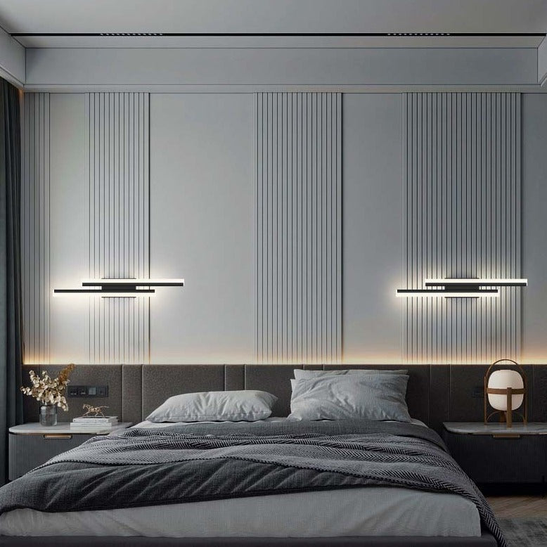 Moderne Zwarte Wandlamp voor Binnen met Warmwit Licht 3