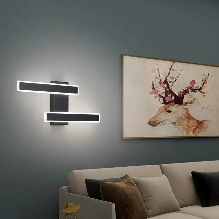 Moderne Zwarte Wandlamp voor Binnen met Warmwit Licht 5