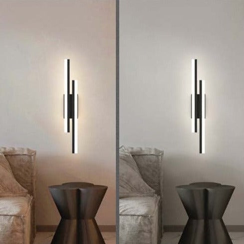 Moderne Zwarte Wandlamp voor Binnen met Warmwit Licht 8
