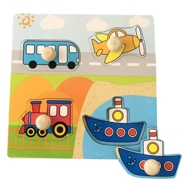 WoodGame wilde dieren puzzel, perfect voor urenlang speelplezier en educatie voor kinderen.

