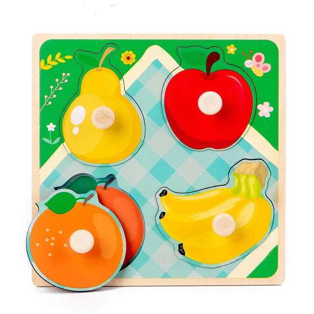 WoodGame houten puzzelspel, ideaal voor kinderen om motorische vaardigheden en creativiteit te ontwikkelen.

