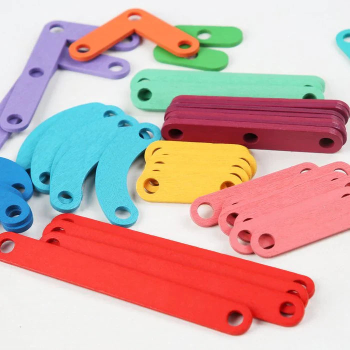 Montessori Prikbordpuzzel | Houten Speelgoed voor Creatieve Kinderen 4