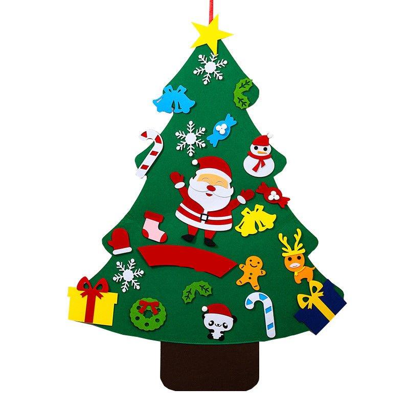 CreativeXmas interactieve kerstboom voor gezinnen, compleet met afneembare decoraties.

