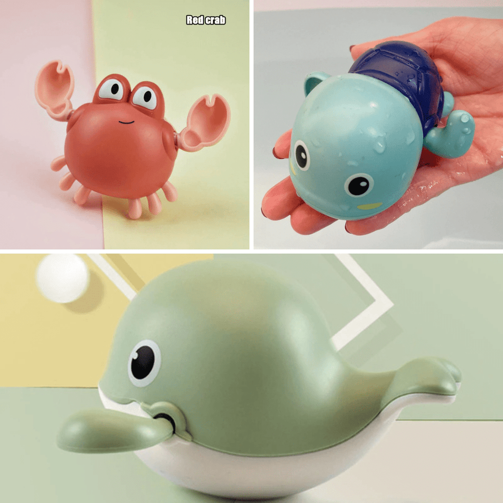 Waterpret met leuke badschildpadden perfect voor baby's en jonge kinderen.