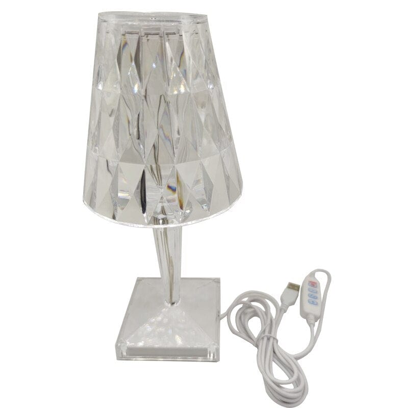 Oplaadbare Draadloze Tafellamp van Diamantkristal voor Kinderen 0