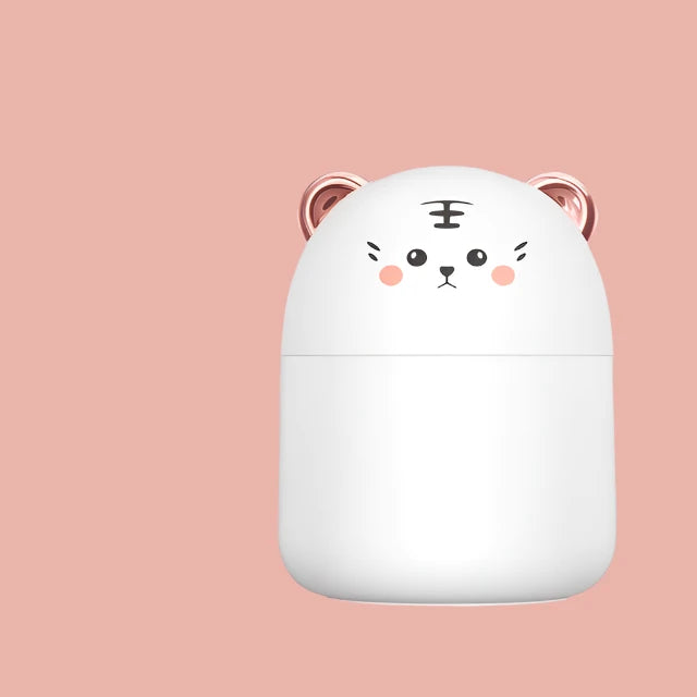 Stijlvolle luchtbevochtigers in de vorm van katten met een lekvrij ontwerp.
