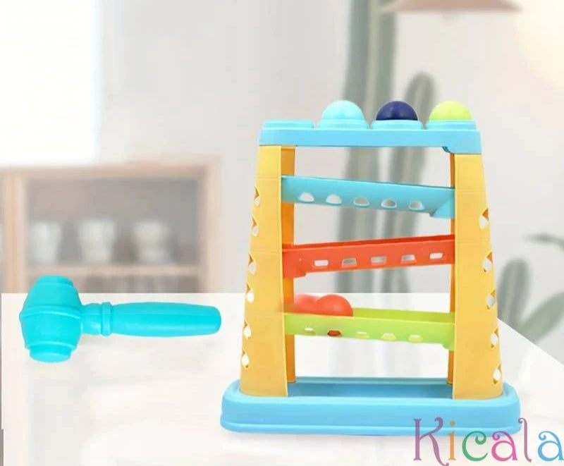 KidsJoy hamerspel met kleurrijke ballen en een stevig ontwerp ideaal voor spelenderwijs leren.
