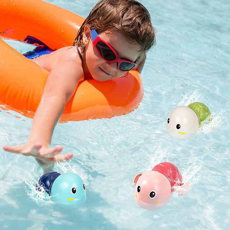 Bad schildpadden speelgoed voor waterpret en leren tijdens het badderen.