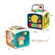 KinderPlay multifunctioneel speelgoed met diverse activiteiten zoals blokken, piano en kralenspellen.
