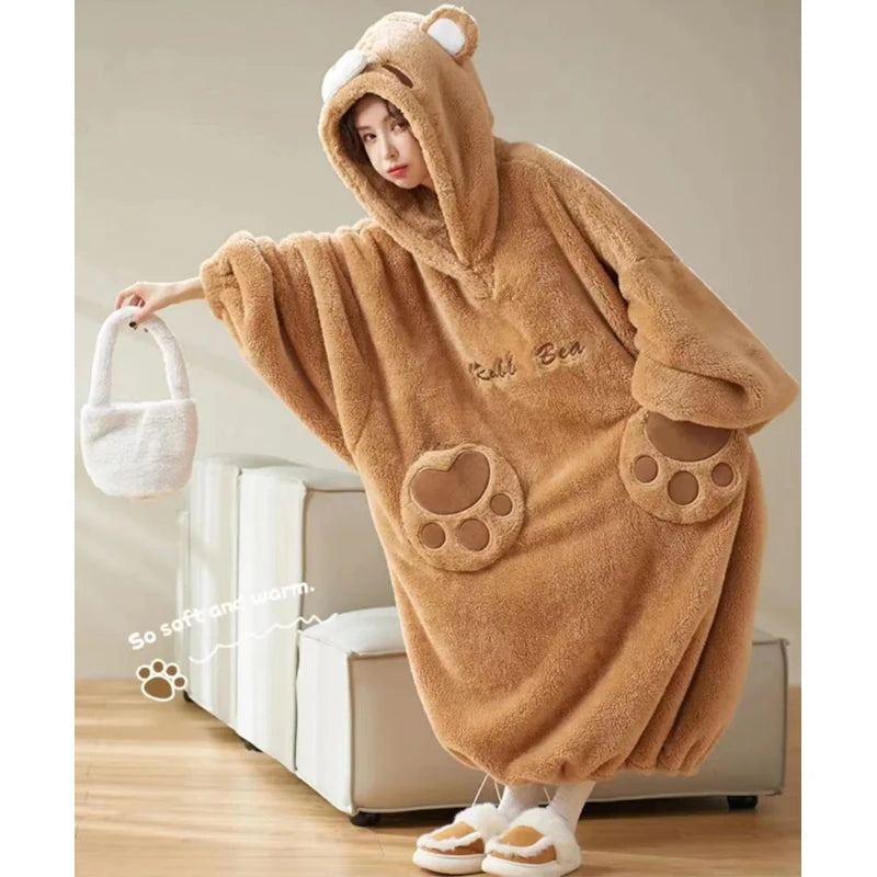 BearHug Oversized Hoodie Deken - Zachte en comfortabele hoodie-deken, ideaal om thuis te ontspannen.