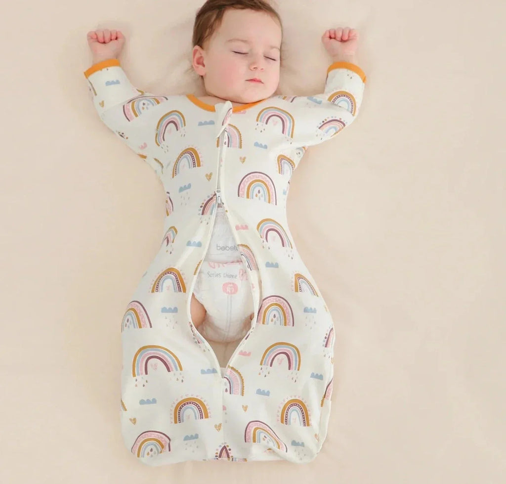 Sophie premium inbakerzak voor baby's ontworpen om een veilige en comfortabele slaap te ondersteunen.
