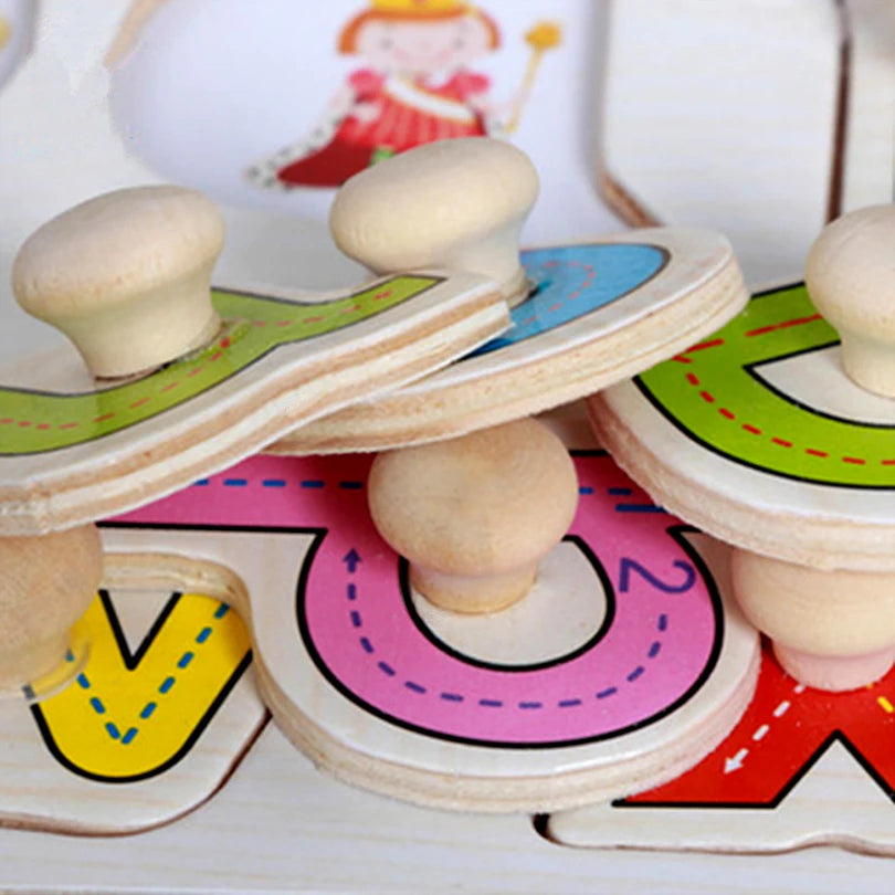 SmartLearn educatieve puzzelset die motorische vaardigheden en cognitieve ontwikkeling bij peuters stimuleert.
