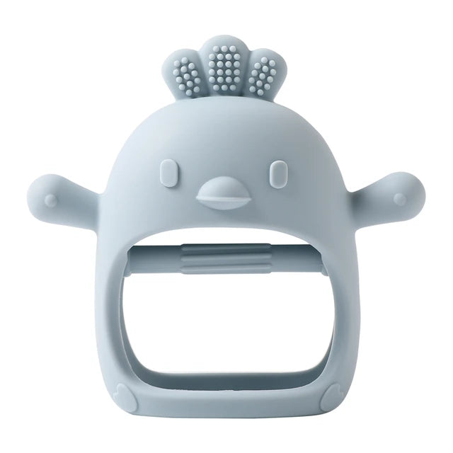 Schattige en functionele bijtring voor een tevreden baby.
