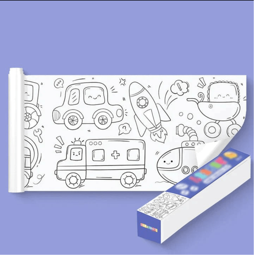 Ideale kleurrol voor kinderen om letters te verkennen en te kleuren.