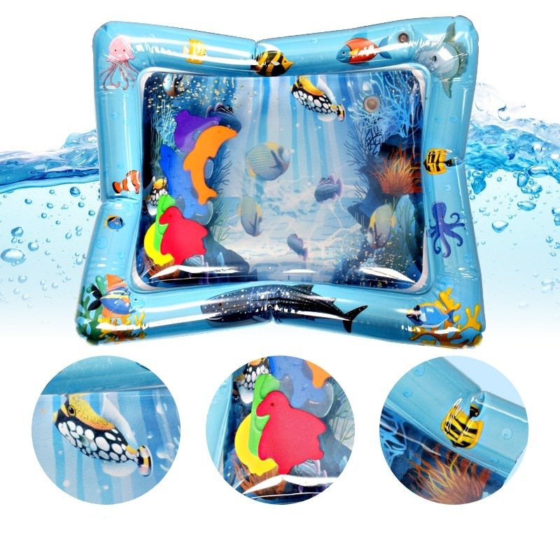 WaterJoy opblaasbaar speelkleed voor baby's, een leuke en educatieve manier om te spelen en te leren.
