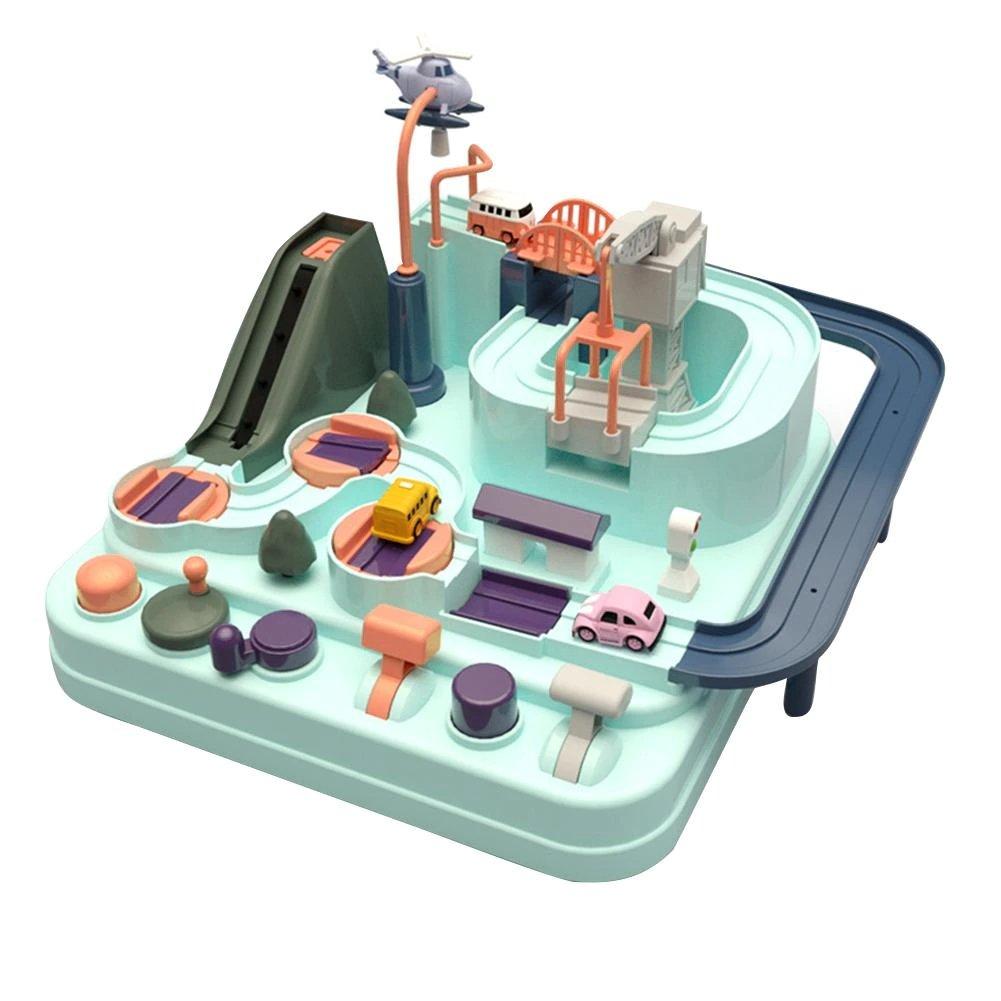 MoveMaze  speelset vol avontuur met interactieve functies en obstakels voor kinderen.
