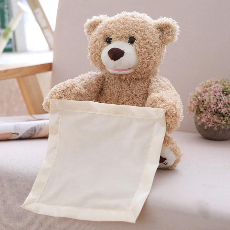 Zachte knuffelbeer ideaal voor comfort en troost geschikt voor kinderen van alle leeftijden.