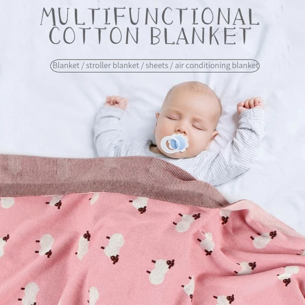 Sophie | Babydeken – Zacht, Warm & Schapenpatroon voor Ledikant 2