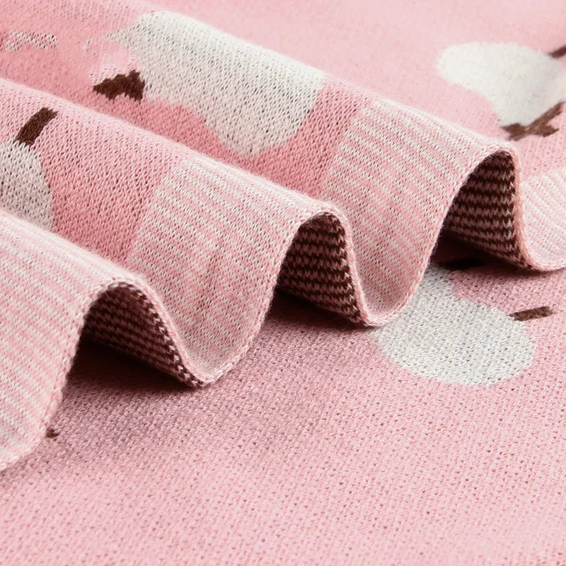 Sophie | Babydeken – Zacht, Warm & Schapenpatroon voor Ledikant 8