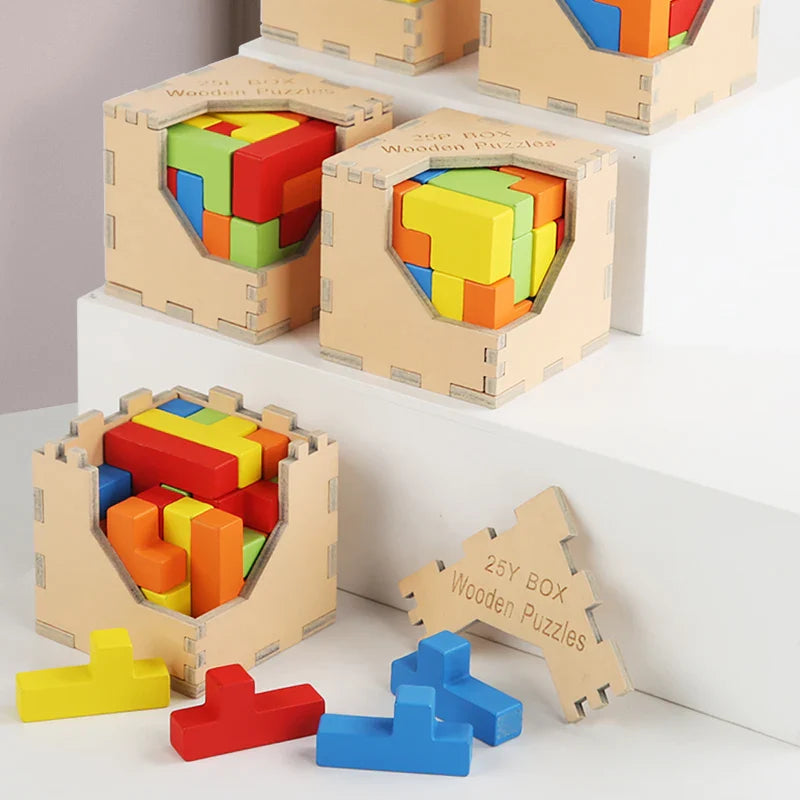 Tetris | Houten 3D Puzzel voor Volwassenen en Kinderen 1