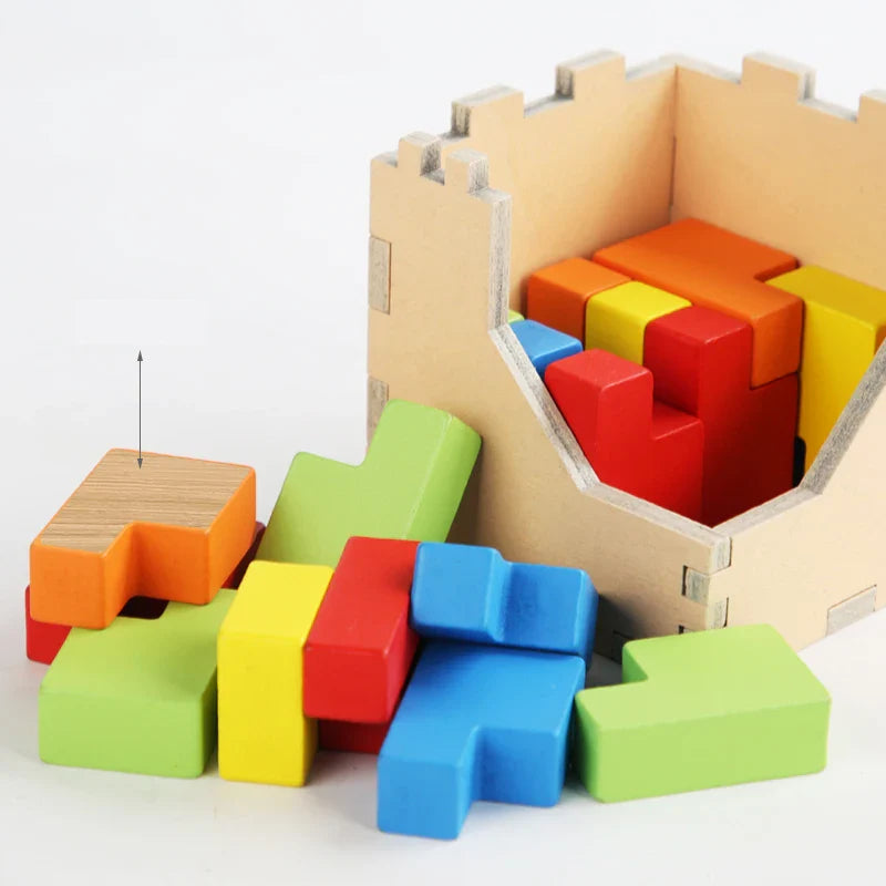 Tetris | Houten 3D Puzzel voor Volwassenen en Kinderen 2