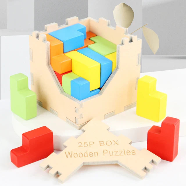 Tetris | Houten 3D Puzzel voor Volwassenen en Kinderen 4