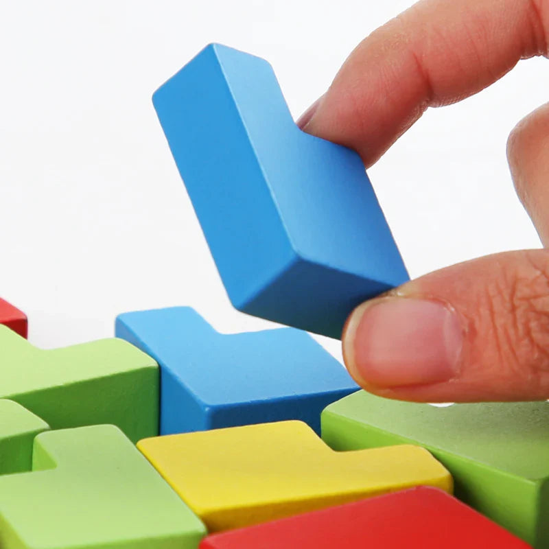 Tetris | Houten 3D Puzzel voor Volwassenen en Kinderen 5
