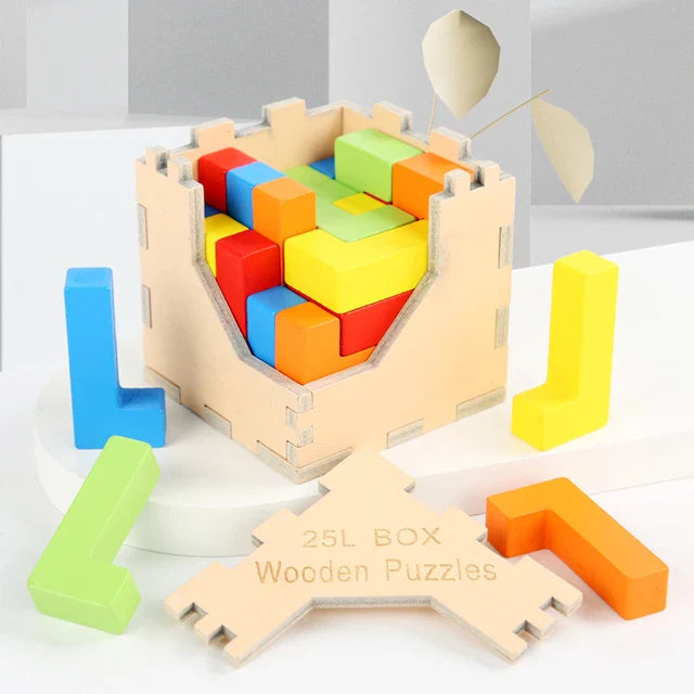 Tetris | Houten 3D Puzzel voor Volwassenen en Kinderen 8